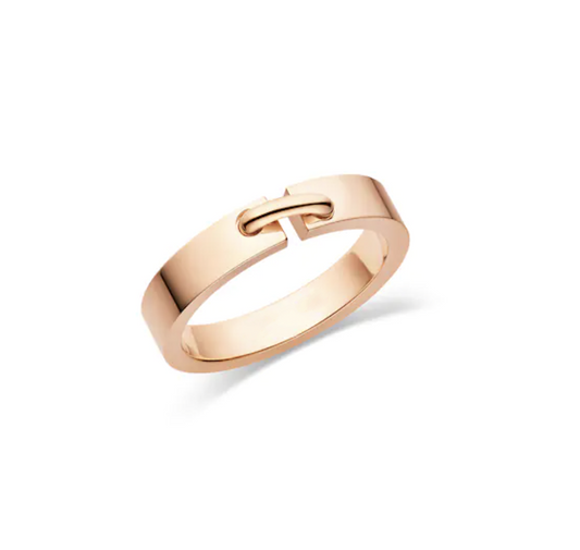 [✨Rose💎]ALLIANCE LIENS VIDENCE 4MM RING
