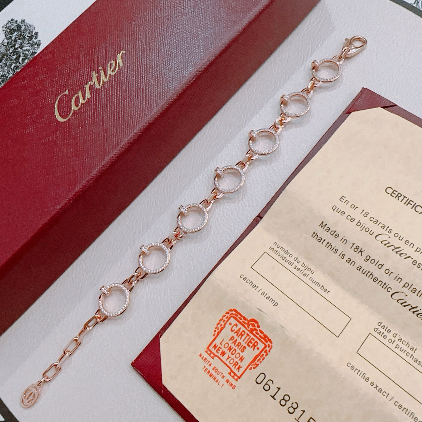 [✨Rose💎 Jewelry] LOVE&JUSTE BRACELET DIAMONDS