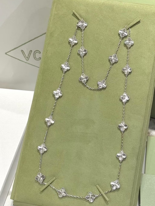 [✨Rose💎]CLOVER 20 MOTIFS SILVER LASER