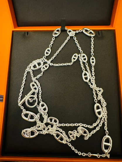 [✨Rose💎]Classic Silver Sweater Chain