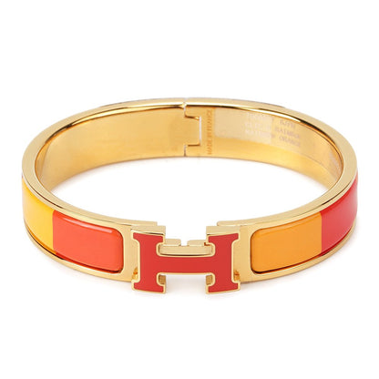 [✨Rose💎]H BRACELET ORANGE RAINBOW CERAMIC