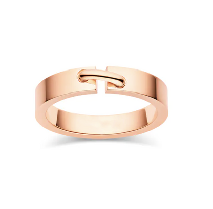 [✨Rose💎]ALLIANCE LIENS VIDENCE 4MM RING