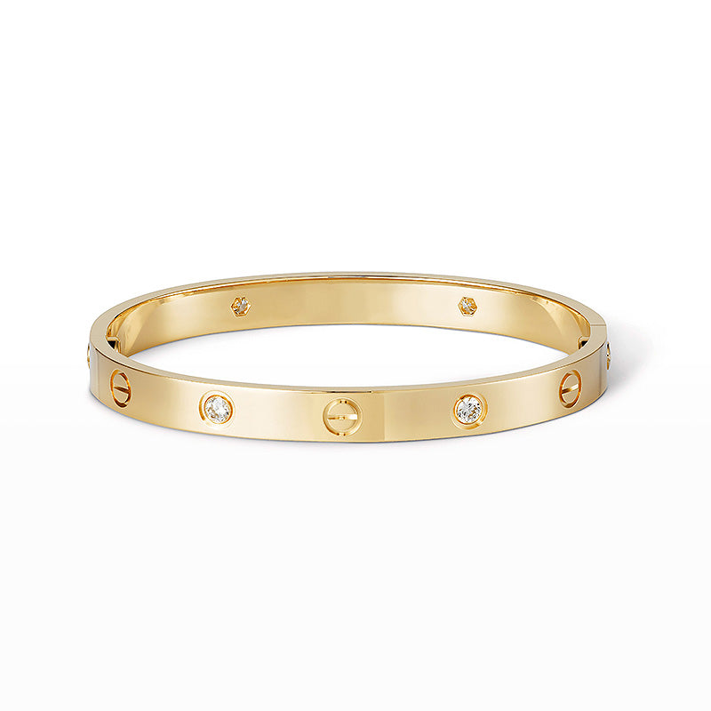 [✨Rose💎]LOVE BRACELET 6.1MM 4 DIAMONDS