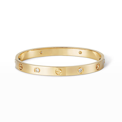 [✨Rose💎]LOVE BRACELET 6.1MM 4 DIAMONDS