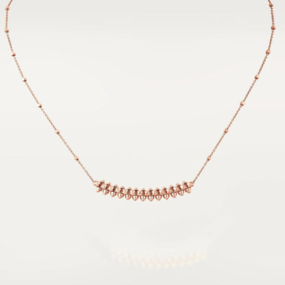 [✨Rose💎]CLASH PINK GOLD NECKLACE
