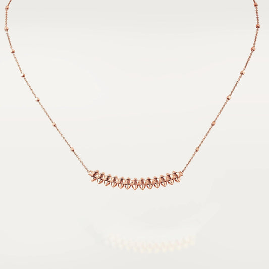 [✨Rose💎]CLASH PINK GOLD NECKLACE