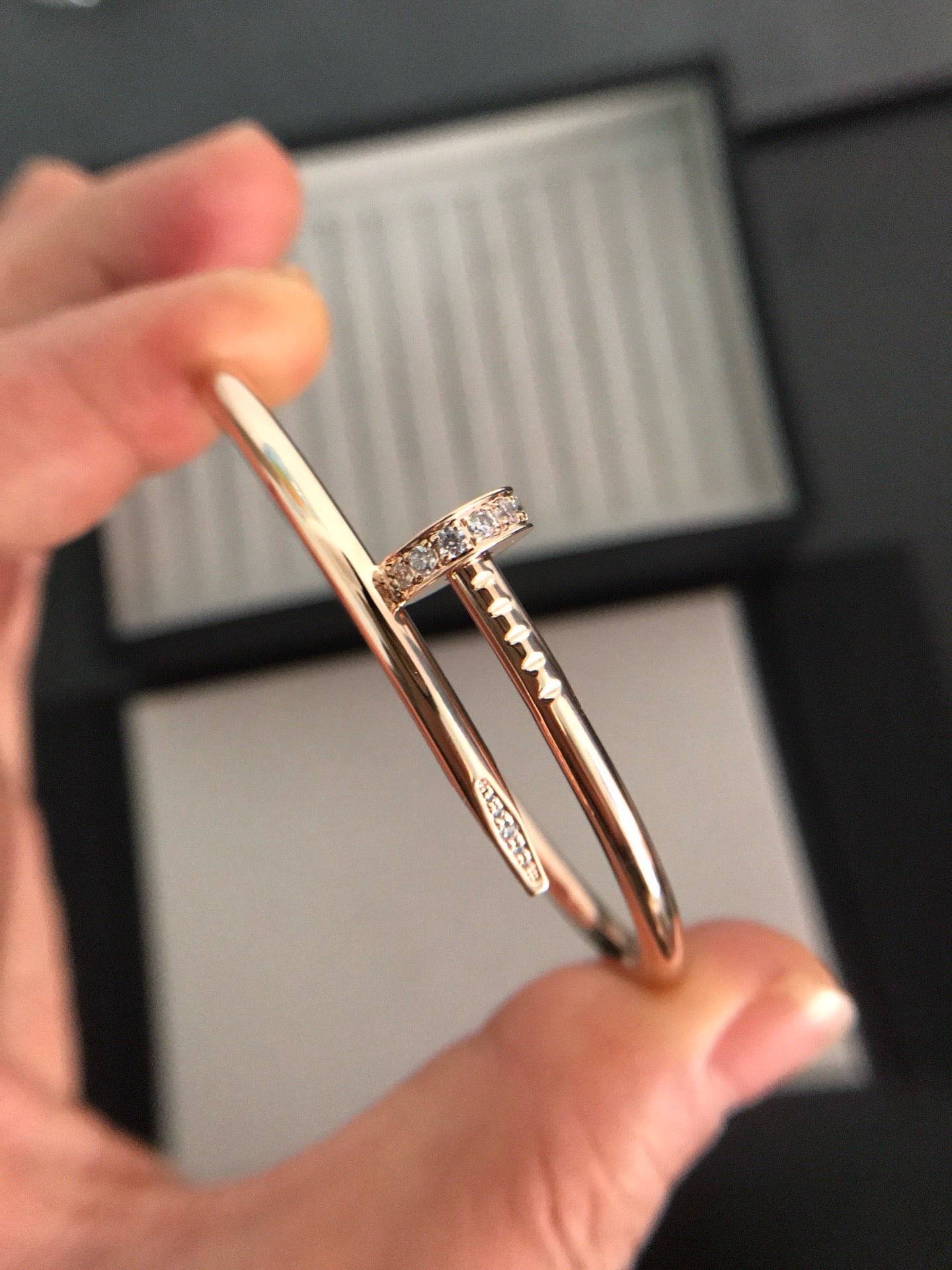 [✨Rose💎]JUSTE BRACELET 3.5MM DIAMONDS