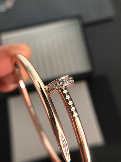 [✨Rose💎]JUSTE BRACELET 3.5MM DIAMONDS