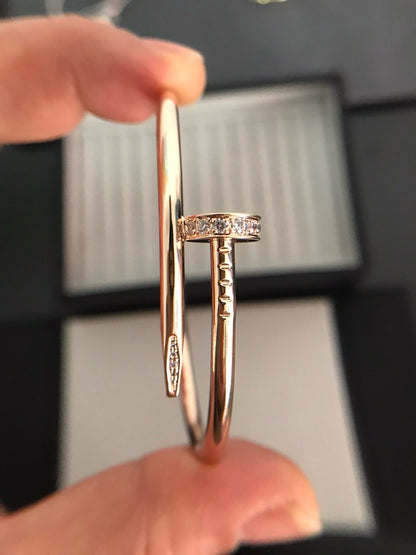 [✨Rose💎]JUSTE BRACELET 3.5MM DIAMONDS