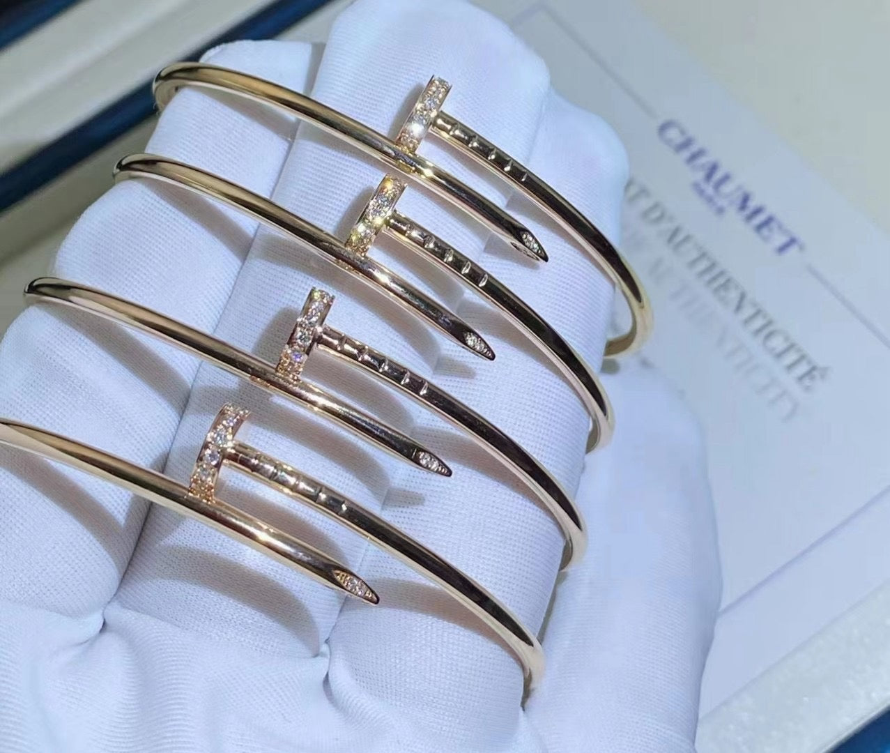 [✨Rose💎]JUSTE BRACELET 2.5MM DIAMONDS