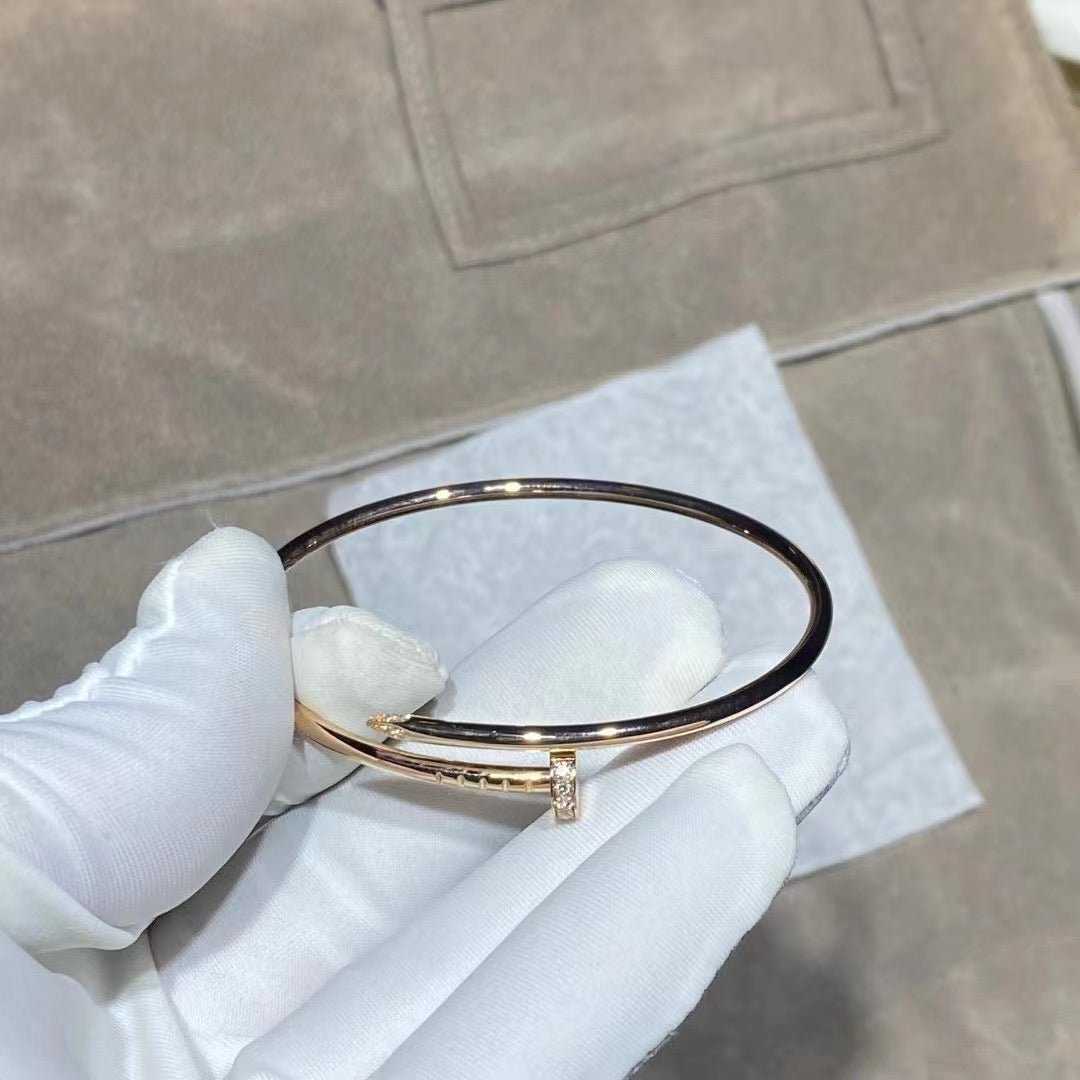 [✨Rose💎]JUSTE BRACELET 2.5MM DIAMONDS