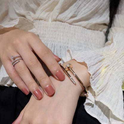 [✨Rose💎]JUSTE BRACELET 3.5MM DIAMONDS