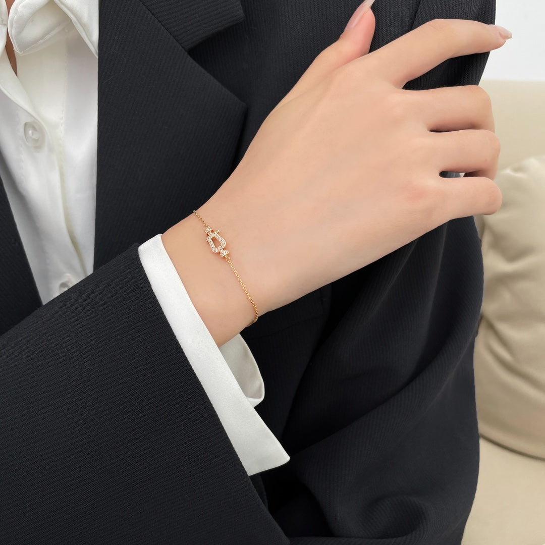 [✨Rose💎]FORCE 10 SMALL CHAIN BRACELET