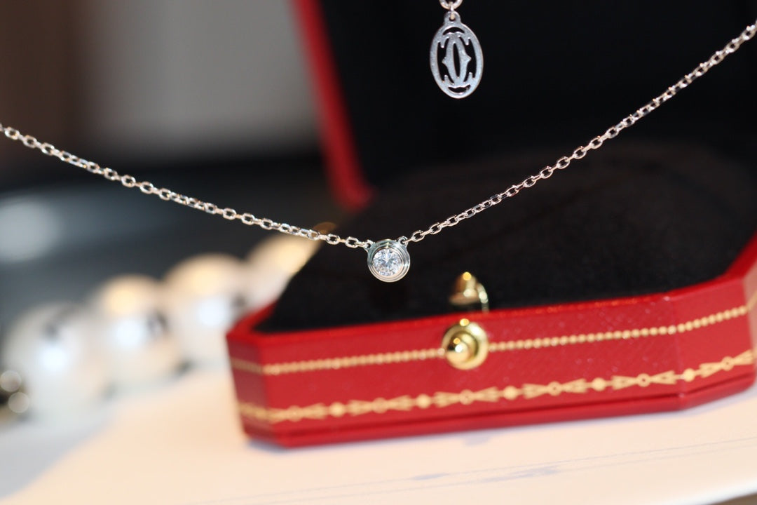 [✨Rose💎]DAMOUR DIAMOND NECKLACE