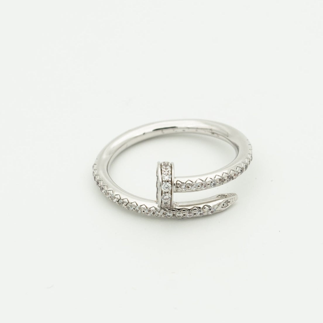 [✨Rose💎]JUSTE RING 1.8MM SILVER DIAMONDS