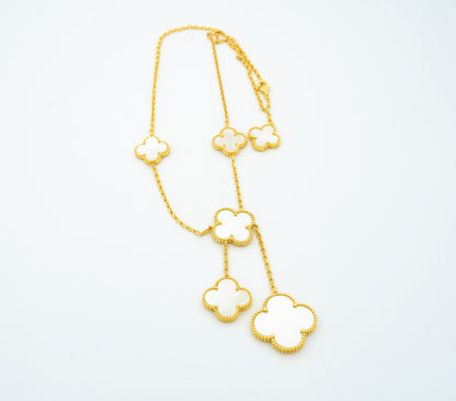 [✨Rose💎]CLOVER MOTHER OF PEARL NECKLACE 6 MOTIF