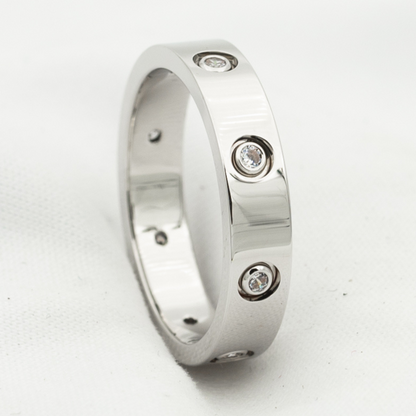 [✨Rose💎]LOVE RING 3.6MM 8 DIAMONDS