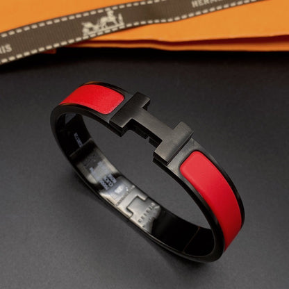 [✨Rose💎]CLIC HM SO BLACK RED BRACELET