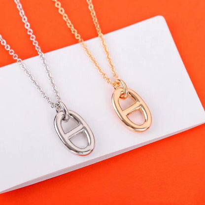 [✨Rose💎]HM PIG NOSE NECKLACE