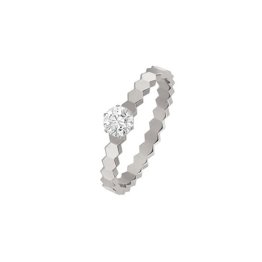 [✨Rose💎]BEE LOVE RING SILVER 1 DIAMOND