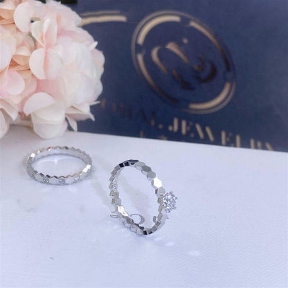 [✨Rose💎]BEE LOVE RING SILVER 1 DIAMOND
