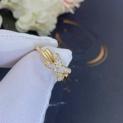 [✨Rose💎]JEUX DE GOLD DIAMOND RING