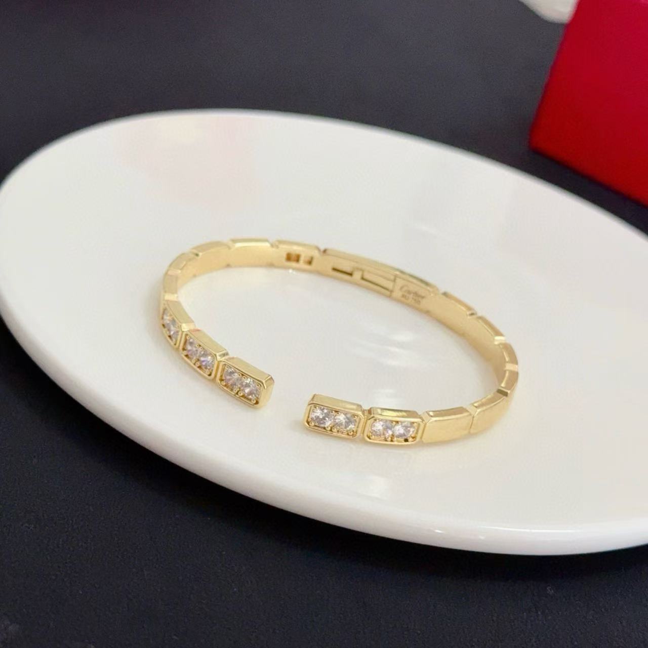 [✨Rose💎 jewelrys]LOVE DIAMOND OPEN  BRACELET