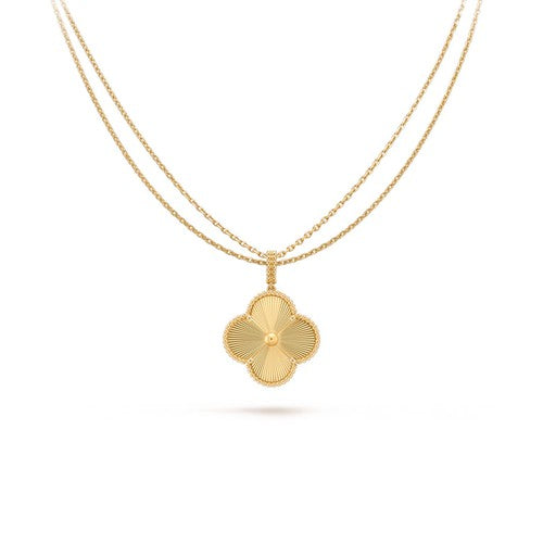 [✨Rose💎]CLOVER 25MM PEDANT NECKLACE GOLD