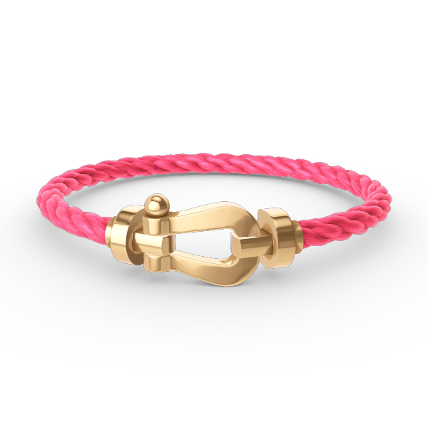[✨Rose💎]FORCE LARGE HORSESHOE NO DIAMOND BRACELET GOLD