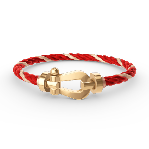 [✨Rose💎]FORCE LARGE HORSESHOE NO DIAMOND BRACELET GOLD