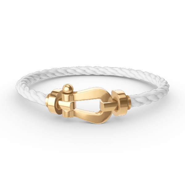 [✨Rose💎]FORCE LARGE HORSESHOE NO DIAMOND BRACELET GOLD