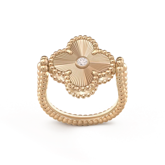 [✨Rose💎]CLOVER RIVERSIBLE ROSE GOLD RING