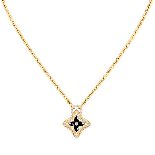 [✨Rose💎]✨Rose💎 PEDANT PINK GOLD DIAMOND NECKLACE