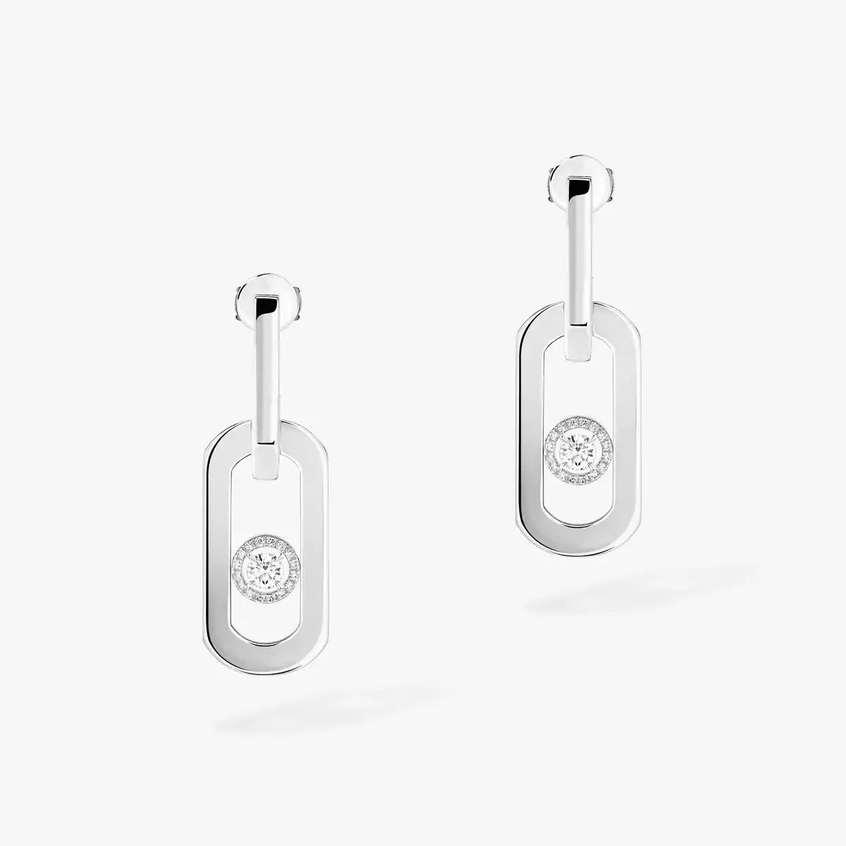 [✨Rose💎] So Move XL Diamond Hoop Earring