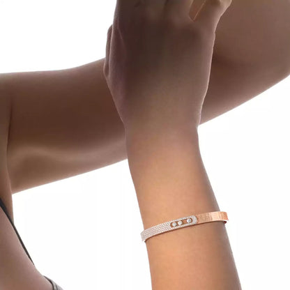 [✨Rose💎]Move Noa Cisel茅 half pav茅 bangle