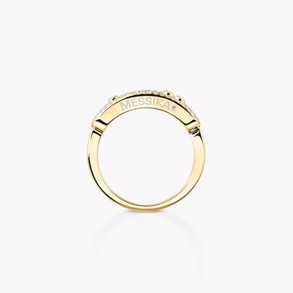 [✨Rose💎] Baby Move Gold Diamond Pave_ Ring