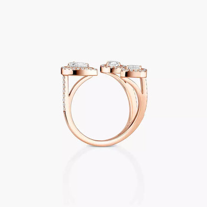 [[✨Rose💎] Diamond Ring 0,25ct My Twin Trilogy