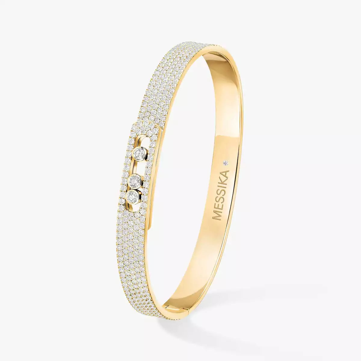 [✨Rose💎]Move Noa Full Pav茅 Diamond Bangle Bracelet