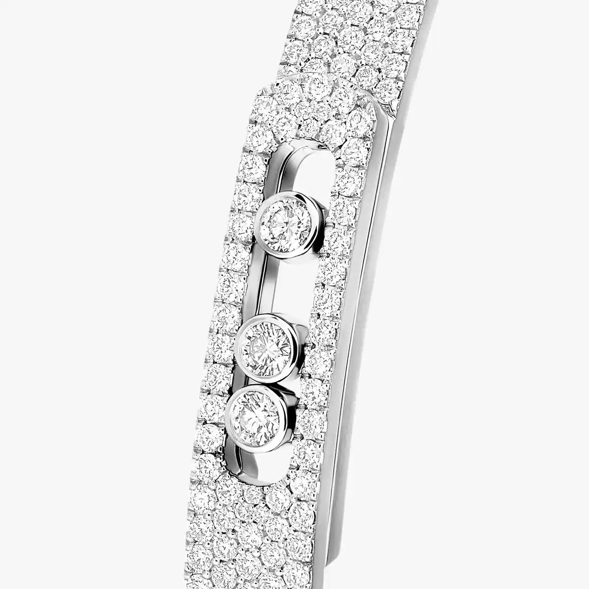 [✨Rose💎]Move Noa Full Pav茅 Diamond Bangle Bracelet