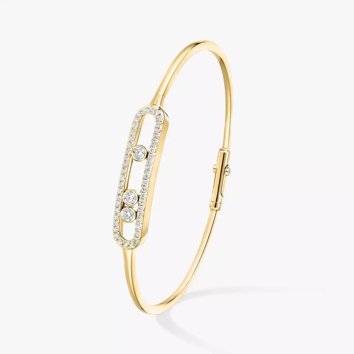 [✨Rose💎]Move Pav茅 Diamond Bangle Bracelet M