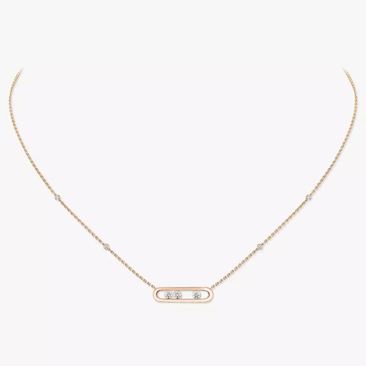 [✨Rose💎] Baby Move Gold Diamond Necklace