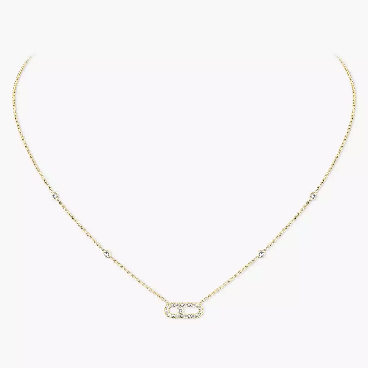 [✨Rose💎]Diamond Necklace Move Uno