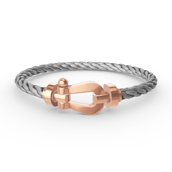 [✨Rose💎]FORCE LARGE HORSESHOE NO DIAMOND BRACELET ROSE GOLD