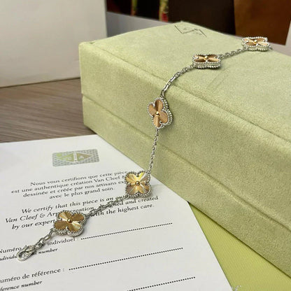[✨Rose💎] CLOVER 5 MOTIF LASER BRACELET COLLECTION