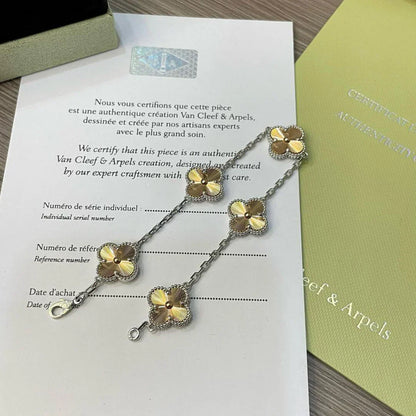 [✨Rose💎] CLOVER 5 MOTIF LASER BRACELET COLLECTION