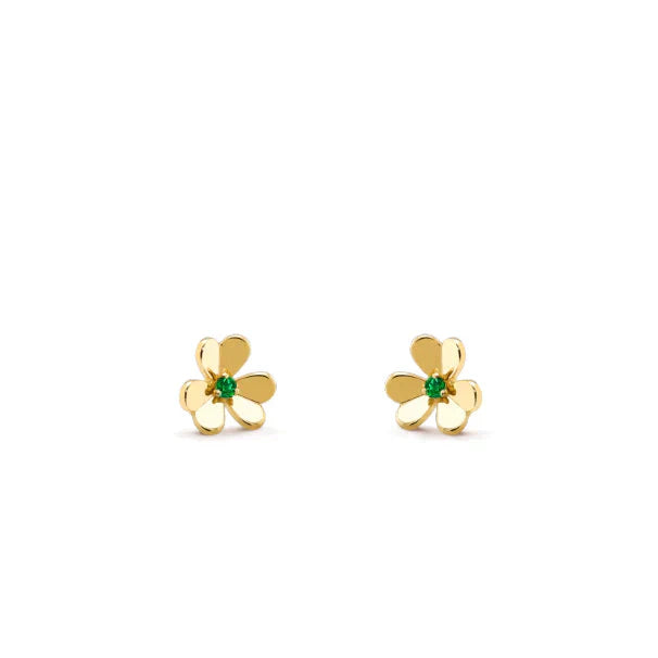 [✨Rose💎]FRIVOLE  FLOWER MALACHITE EARRINGS