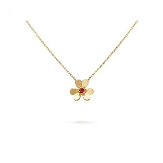 [✨Rose💎]FRIVOLE GOLD FLOWER NECKLACE
