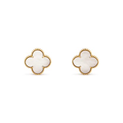 [✨Rose💎]CLOVER MINI GOLD EARRINGS