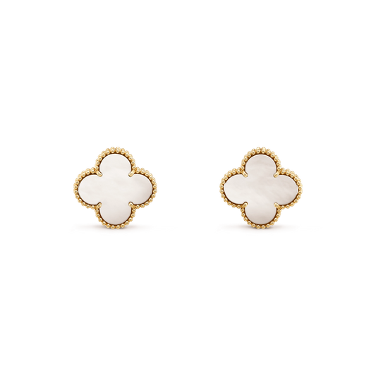[✨Rose💎]CLOVER MINI GOLD EARRINGS