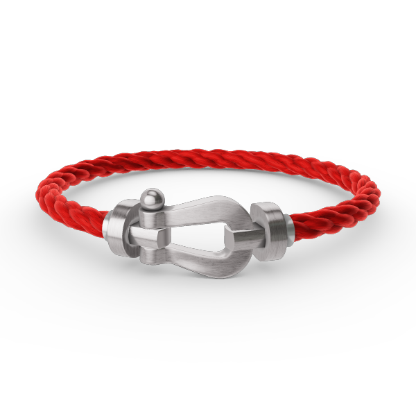 [✨Rose💎]FORCE LARGE HORSESHOE NO DIAMOND BRACELET SILVER
